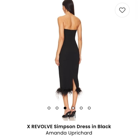 X REVOLVE Simpson Dress in Black
Amanda Uprichard New $348 size small - Picture 4 of 5